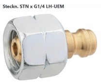 Stecknippel G 1/4 LH-ÜM