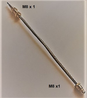 Thermoelement flex. M8 x 1, Länge: 220mm
